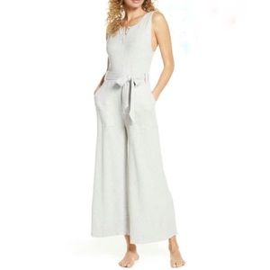 BP. Nordstrom’s Belted Waffle Knit Henley Jumpsuit